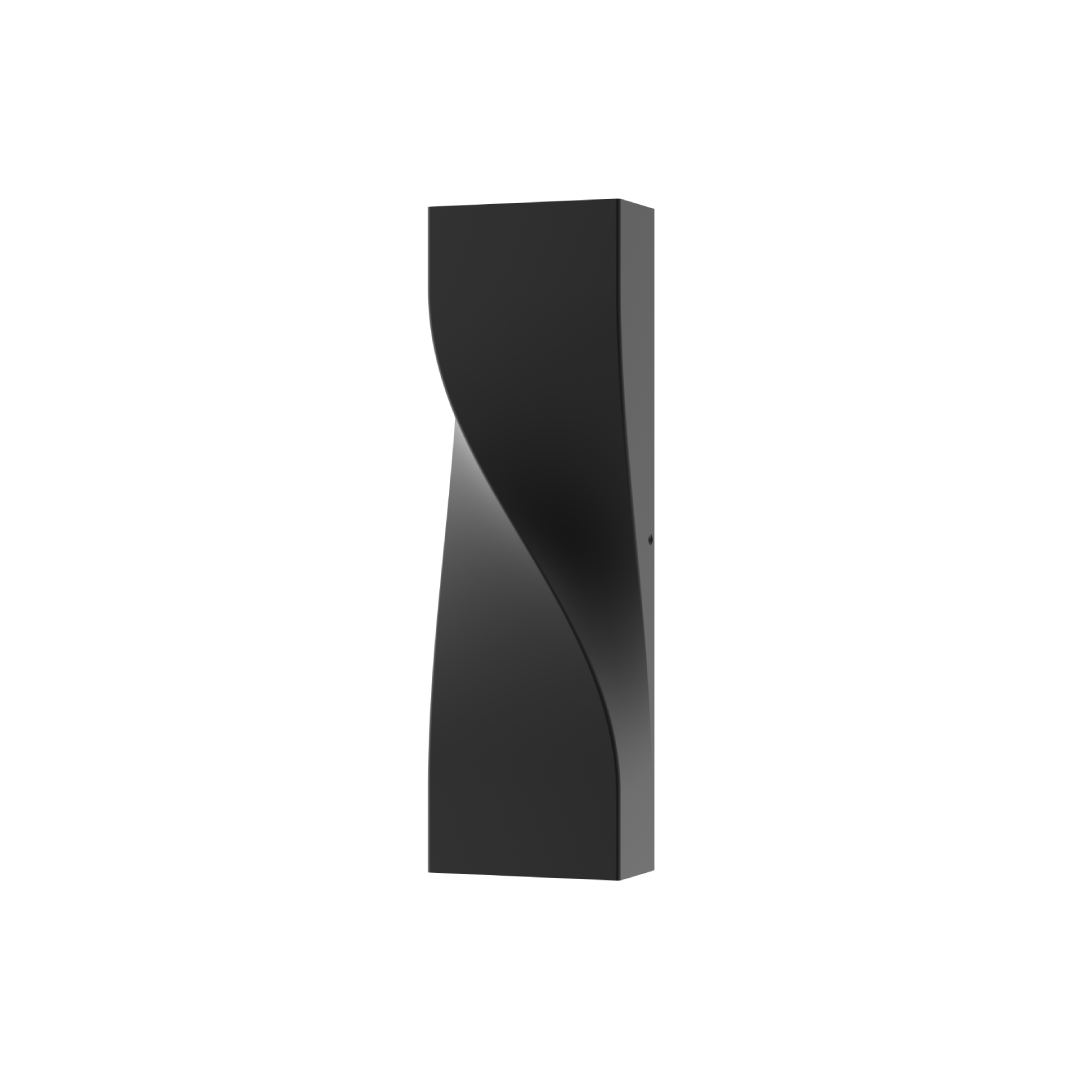 GIROTRI: Large Exterior LED Tri-CCT Surface Mounted Up/Down Twist Wall Lights IP65