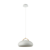KUPOL: Interior LED Tri-CCT Dome with Brass Highlight Pendant Lights