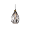EVELYN Glass 240v E27 1 Light Pendant