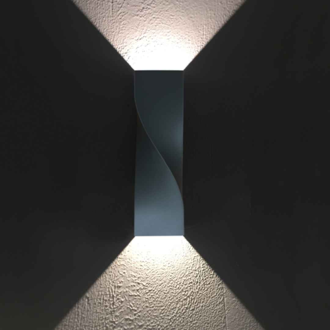 GIROTRI: Exterior LED Tri-CCT Surface Mounted Up/Down Twist Wall Lights IP65
