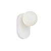 BALLE: Interior Round Opal Diffuser with Round Base Wall Lights