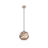 ORIGAMI: Interior Small Dome Carved Iron Origami Style Pendant Lights
