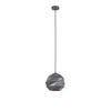 ORIGAMI: Interior Small Dome Carved Iron Origami Style Pendant Lights