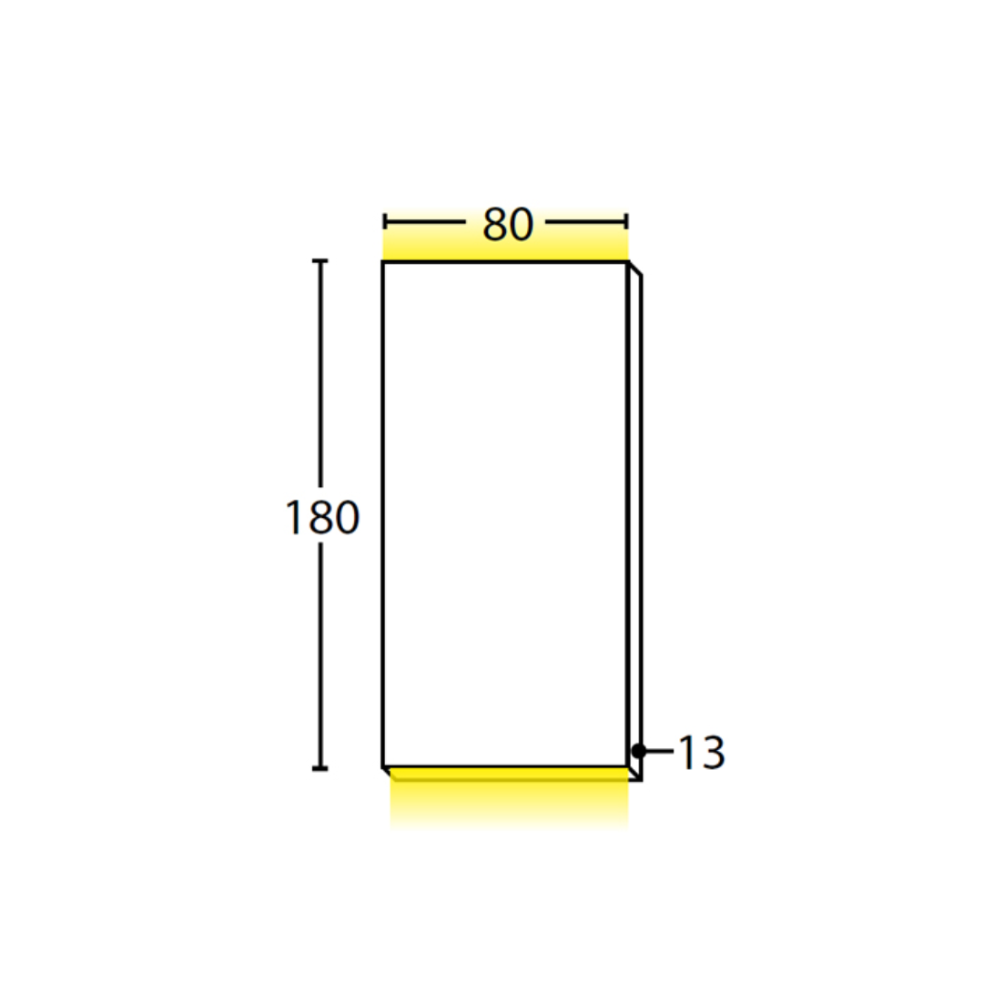 PDL: LED Exterior Wall Rectangular Up/Down Pillar Lights IP65