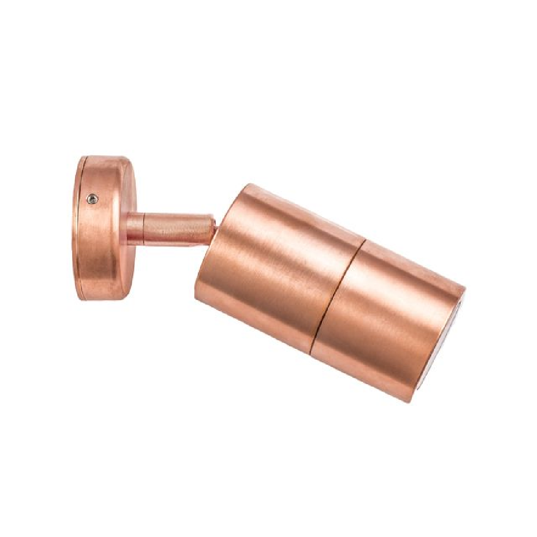 GU10 Exterior Wall Pillar Spot Lights (Copper) IP65