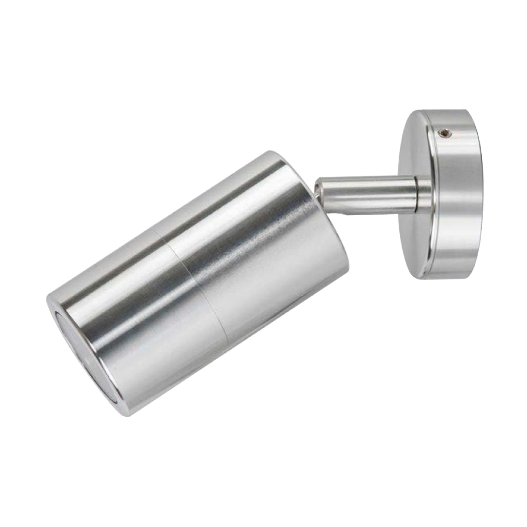 GU10 Exterior Wall Pillar Spot Lights (Anodized Aluminium) IP65