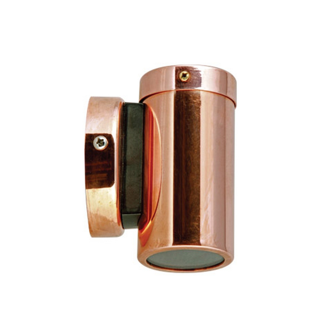 GU10 Exterior Wall Pillar Spot Lights (Light Weight Copper) IP54