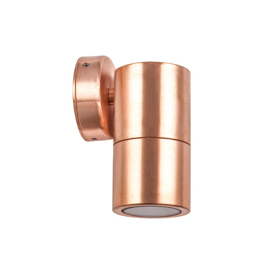 GU10 Exterior Wall Pillar Spot Lights (Copper) IP65