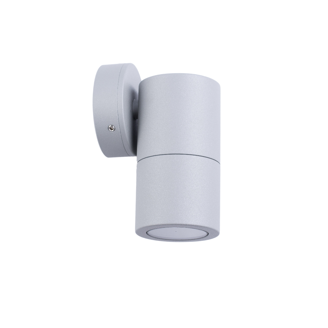 GU10 Exterior Wall Pillar Spot Lights (Matte Grey) IP65