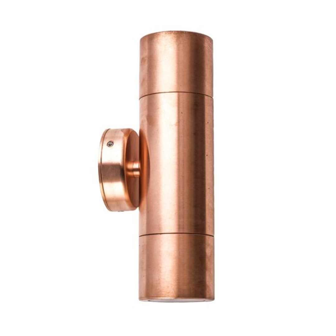 GU10 Exterior Wall Pillar Spot Lights (Copper) IP65