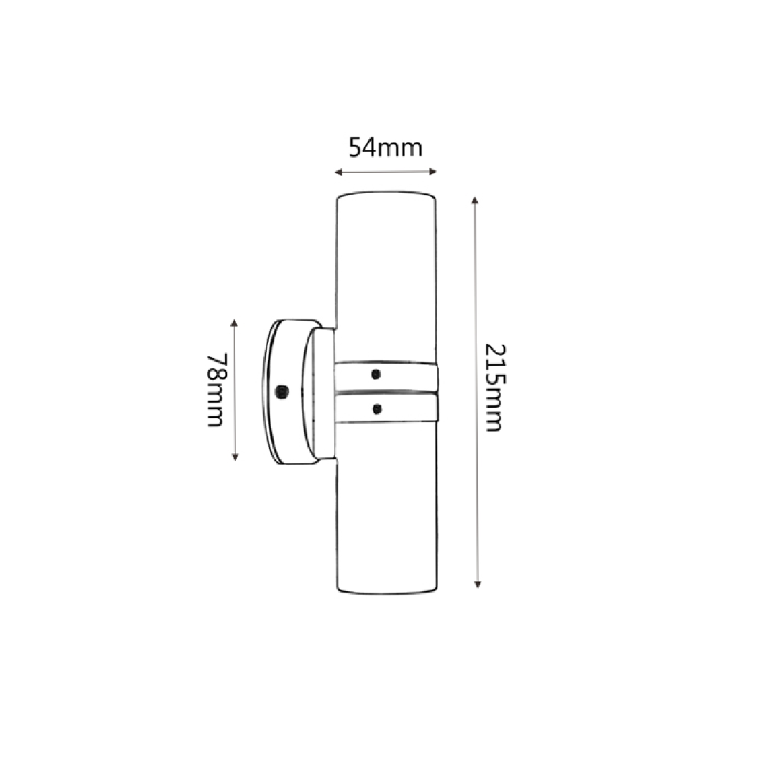 MR16 Exterior Wall Pillar Spot Lights (Aged Copper) IP54