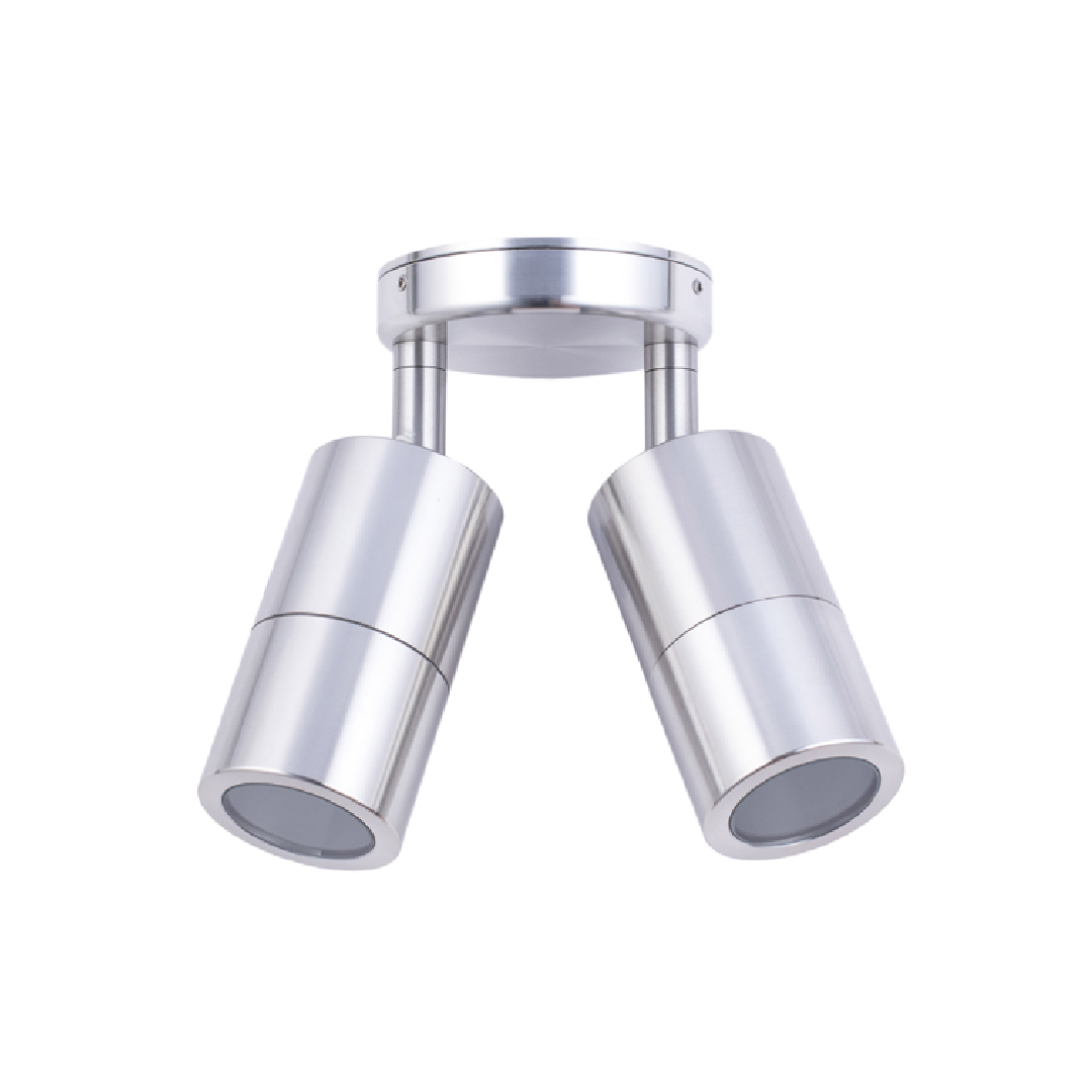 MR16 Exterior Wall Pillar Spot Lights (Anodized Aluminium) IP65