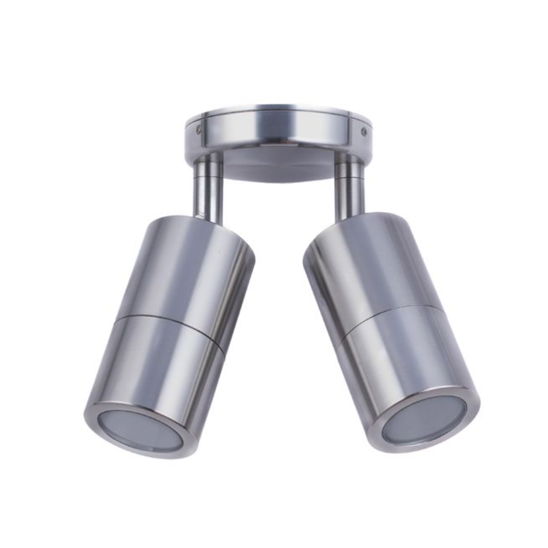 MR16 Exterior Wall Pillar Spot Lights (Titanium Aluminium) IP65