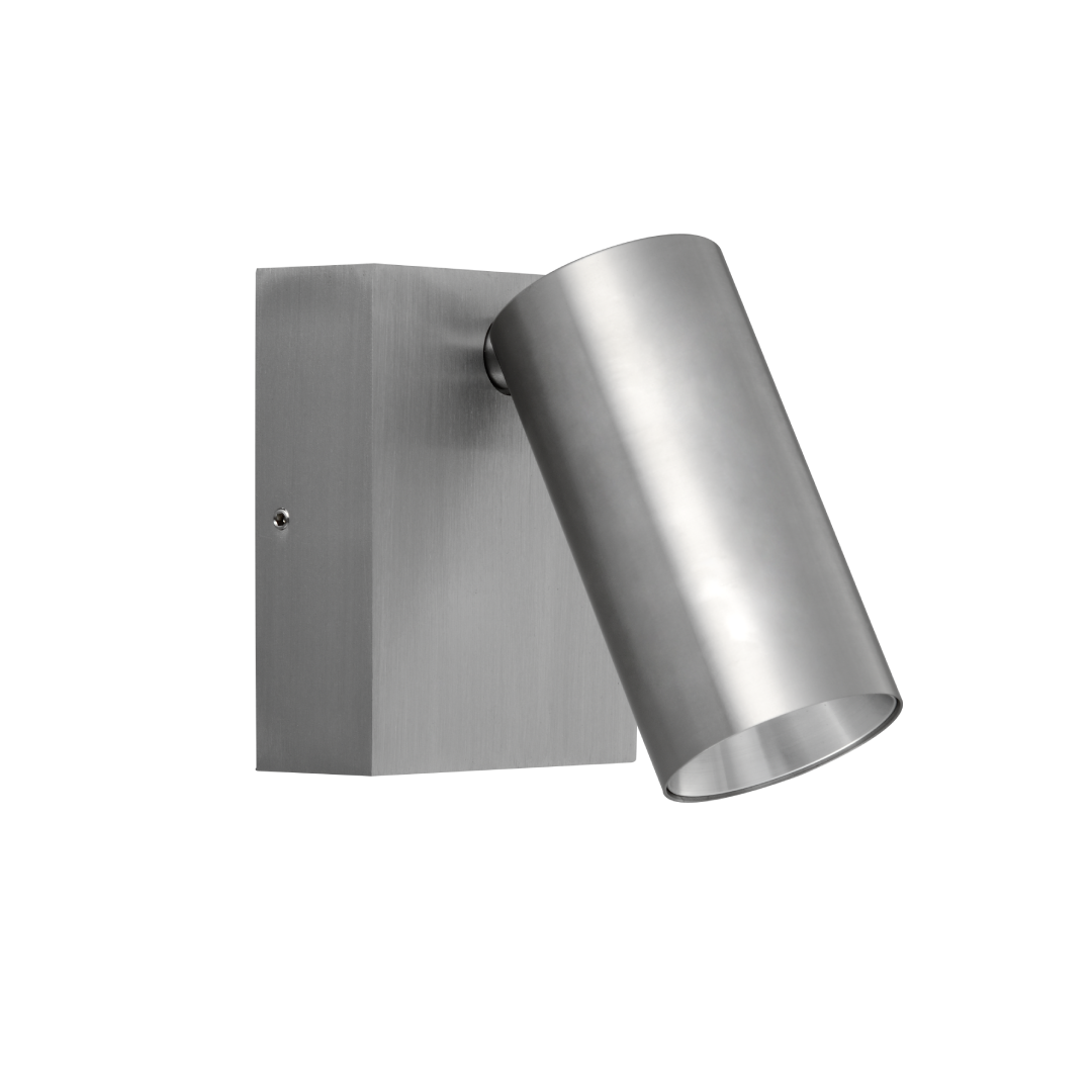 SEC: Surface Mounted LED Tri-CCT Single Adjustable Wall/Pillar Light (Titanium) IP65