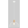 STRAND: Iron and Wood Dome Cage Pendant Lights
