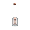 TONO: Mesh Internal & Clear Glass Oblong Pendant Lights