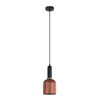 VINTAJ: Retro Interior Ellipse Shape Ribbed Glass Pendant Lights