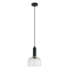 VINTAJ: Retro Interior Dome Shape Ribbed Glass Pendant Lights
