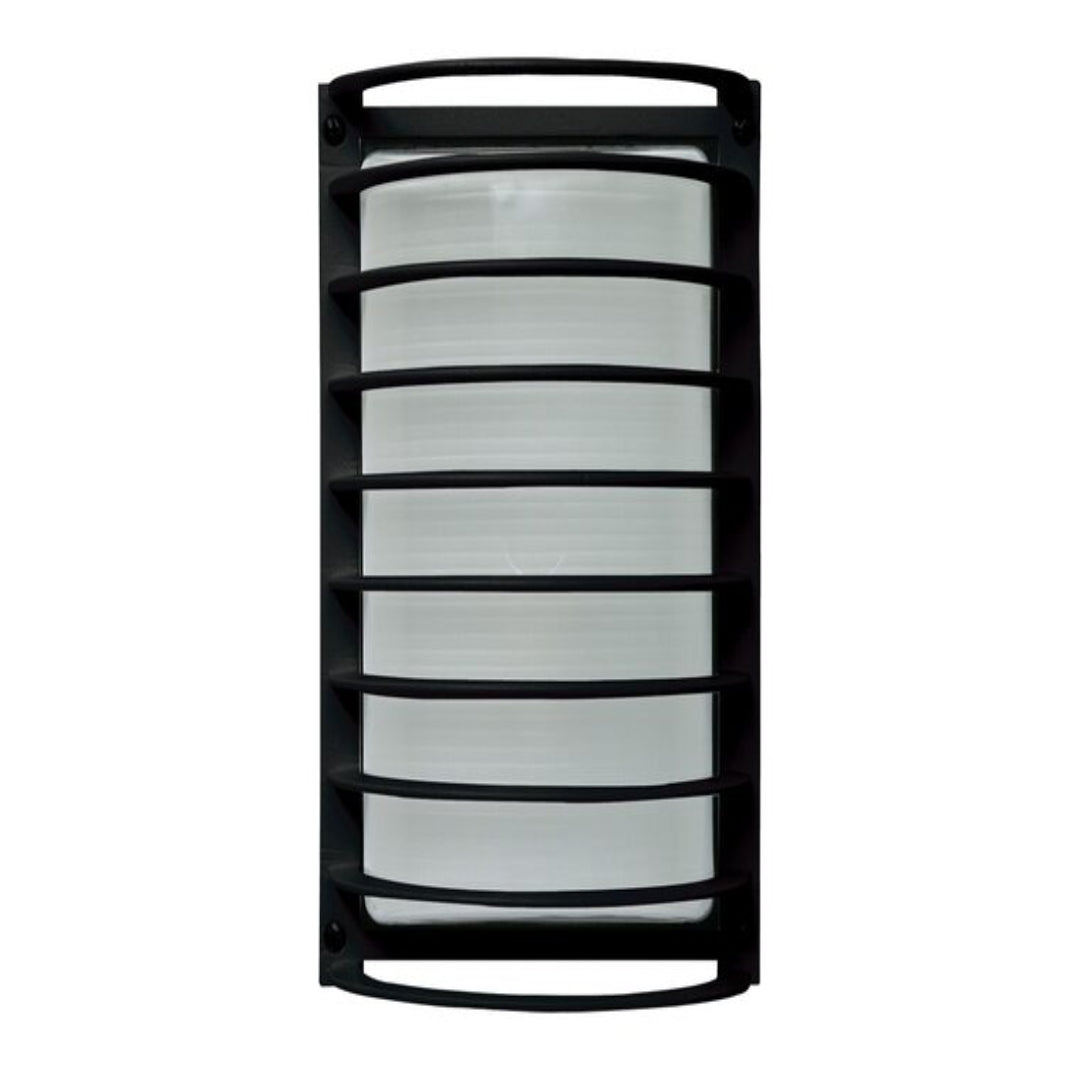 Black Bunker Outdoor Light for Durable Illumination