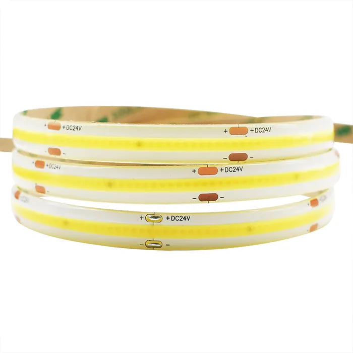 10w COB Long Run LED Strip Light - 24v - IP65 - 1m - 6000K