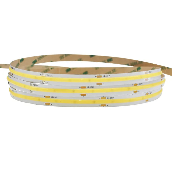 10w COB Long Run LED Strip Light - 24v - IP20 - 1m - 6000K