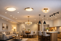 Interior Types of Ceiling Lights Explained: From Oyster Light to Track Lighting