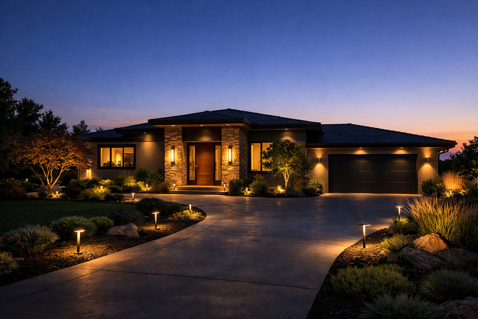 How Outdoor Lights Increase Property Value