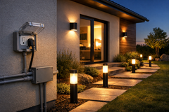 Complete Outdoor Lighting Setup: From Power Socket to Light Socket
