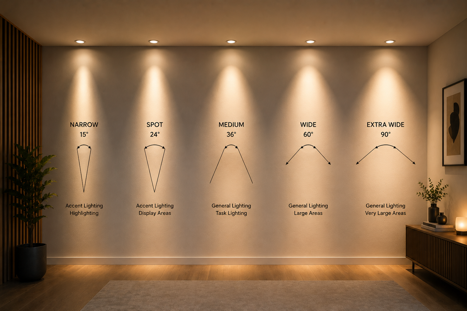 Choosing Beam Angles: A Complete Guide to Better Lighting