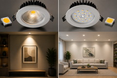 COB vs SMD Downlights: What’s the Difference and Which Should You Choose?