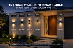 Exterior Wall Light Height Guide: How High Should Outdoor Wall Lights Be?