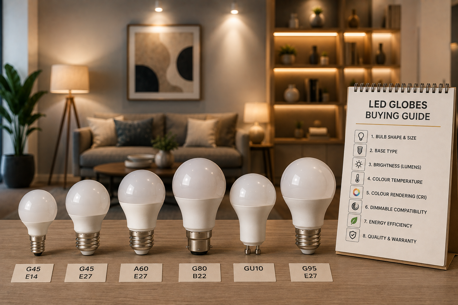 LED Globes Buying Guide: How to Choose the Right LED Bulb for Your Home