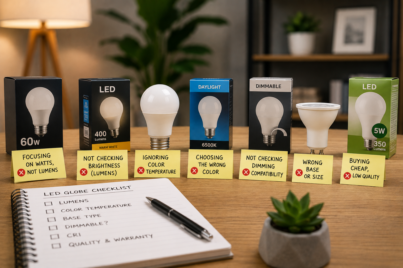 LED Globe Buying Mistakes: What to Avoid When Choosing LED Bulbs
