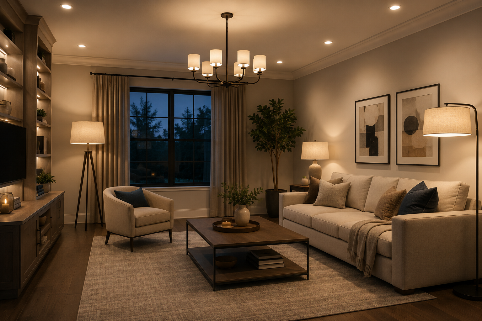 Living Room Lighting Guide: How to Create a Warm, Functional, and Stylish Space