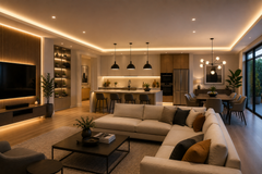 Lighting for Open Plan Homes: How to Create a Balanced and Connected Space