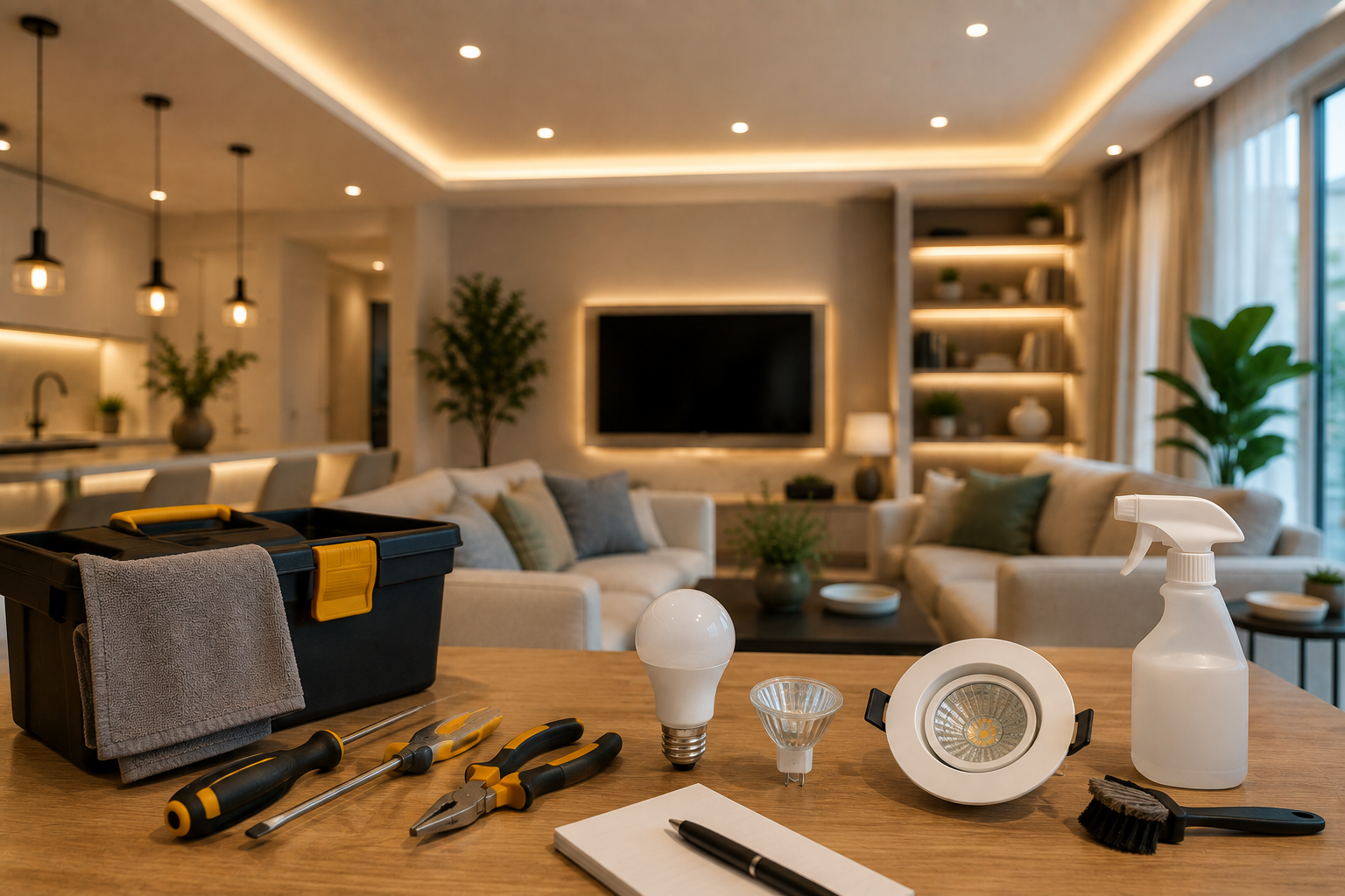Indoor Lighting Maintenance: How to Keep Your Home Lighting Bright, Safe, and Efficient