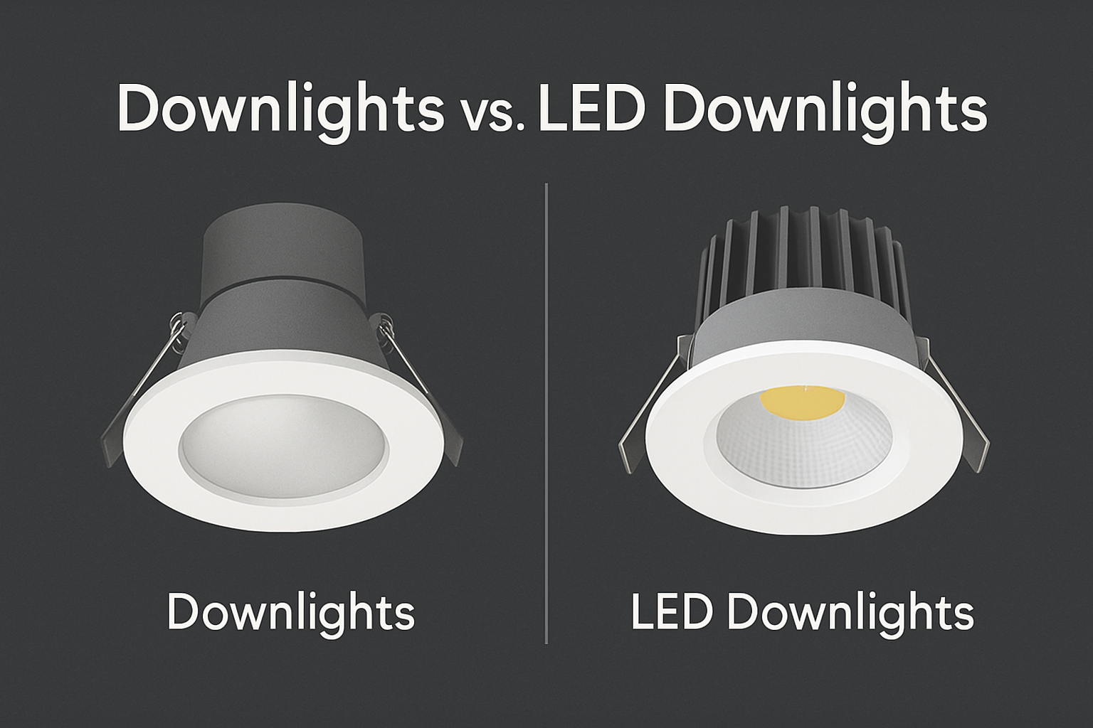 Downlights vs. LED Downlights: The Complete Buyer’s Guide