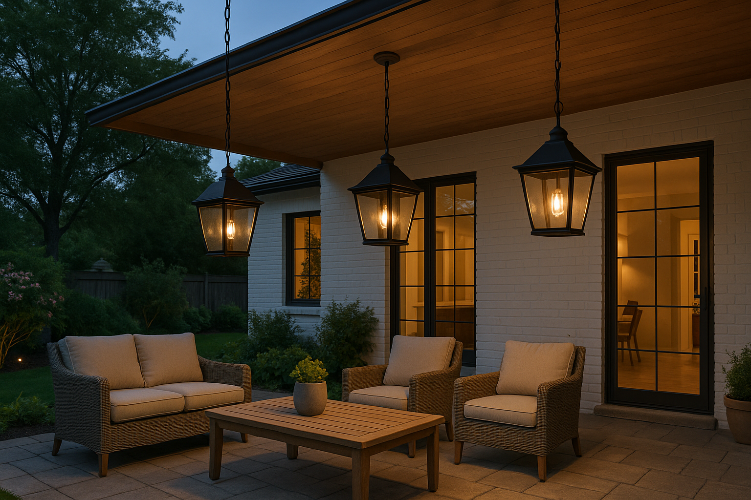 Outdoor Pendant Lighting & Exterior Hanging Pendant Light Ideas for Patios