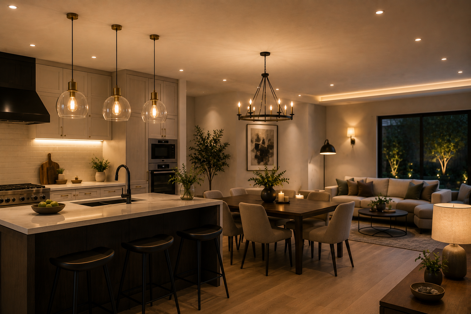 How to Layer Pendant Lighting with Other Fixtures