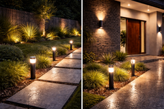 Solar vs Wired Outdoor Lights