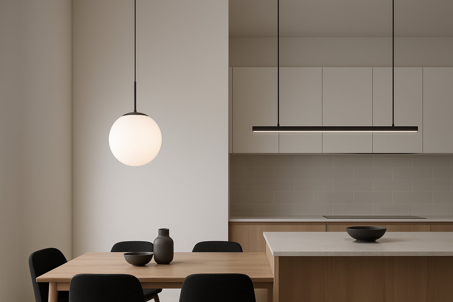 Modern Pendant Light Ideas for Stylish Dining Rooms and Kitchens