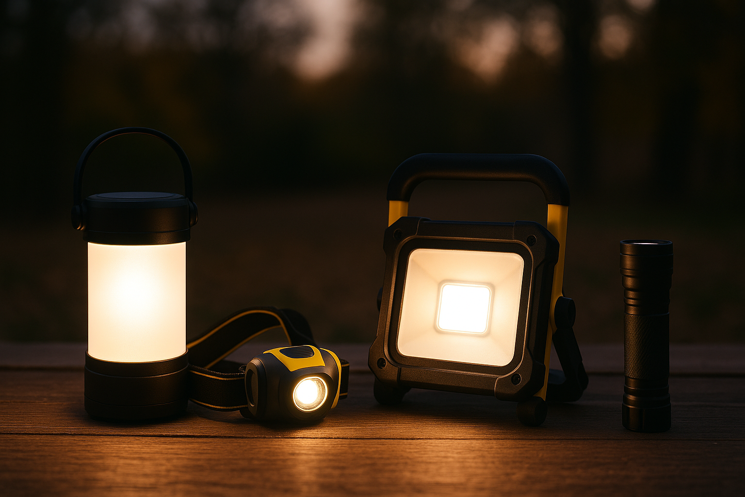 Portable Light Options for Camping, Work, and Emergency Use