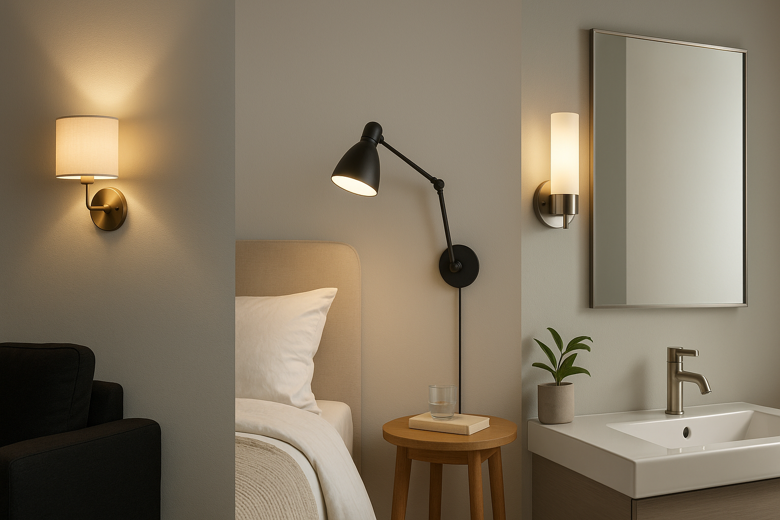 Wall Lights Inspiration: Indoor, Bedroom & Bathroom Lighting Ideas