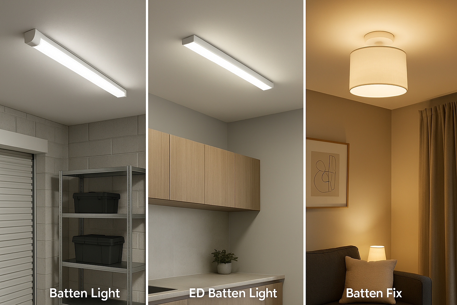 Batten Light vs. LED Batten Light vs. Batten Fix Lights: Which is Best for Your Home?