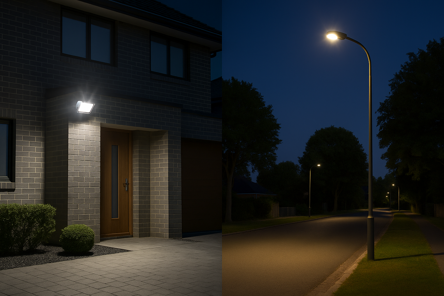 Floodlight vs. Street Light: Key Differences Every Homeowner Should Know