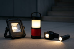 Portable Light Options for Tradies, Campers, and Emergency Kits