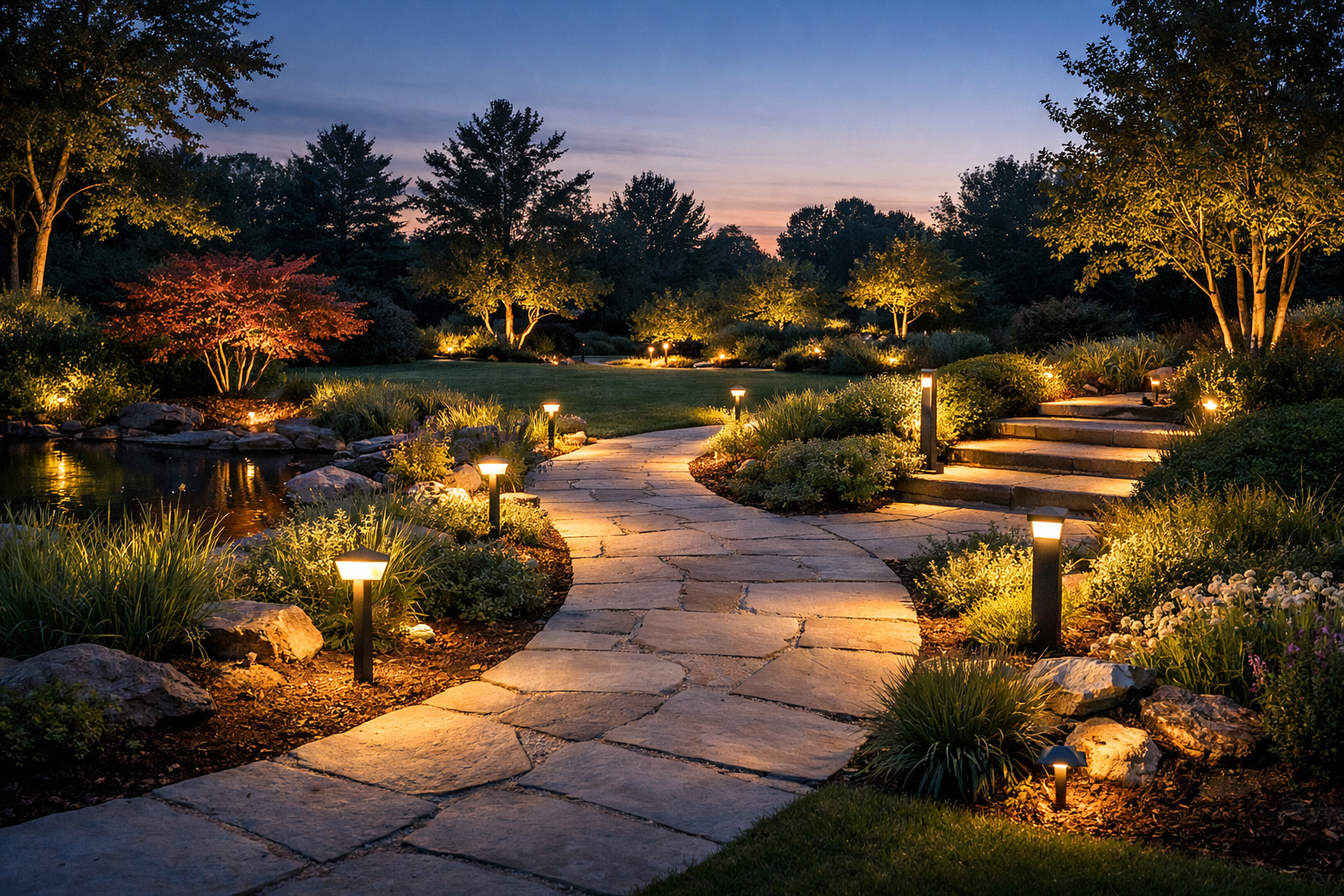 Garden Lights Design Ideas for Pathways and Landscapes