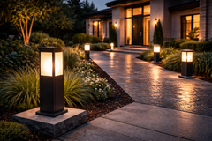 Modern Outdoor Pillar Light Designs for Stylish Homes