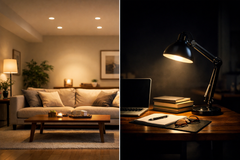 General Lighting vs Task Lighting: Key Differences Explained