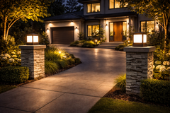 How Outdoor Pillar Lights Enhance Your Home Entrance